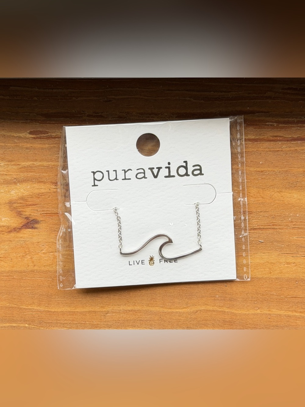 Pura Vida Wave Necklace - Silver